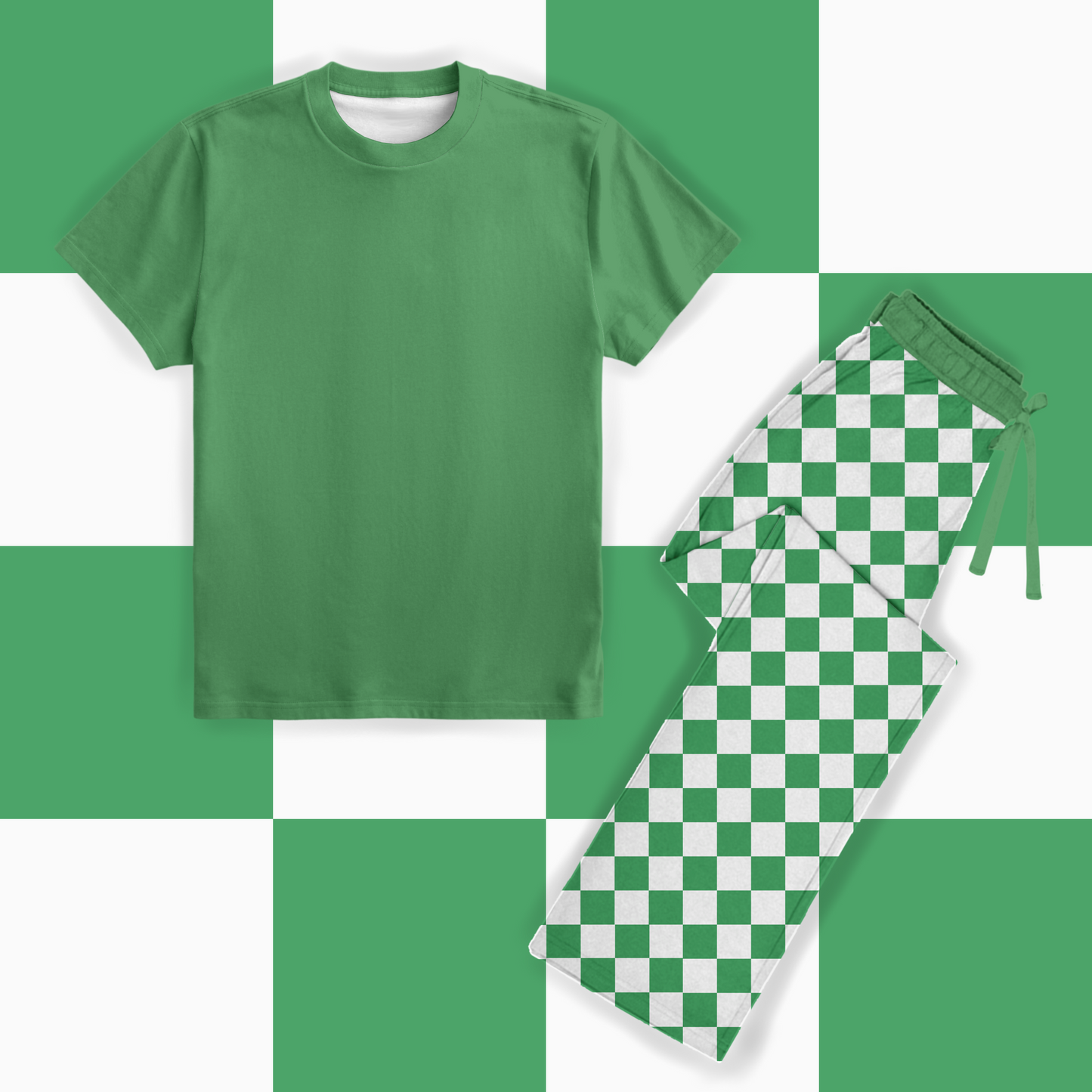Preorder| Solid Checks Dad Set