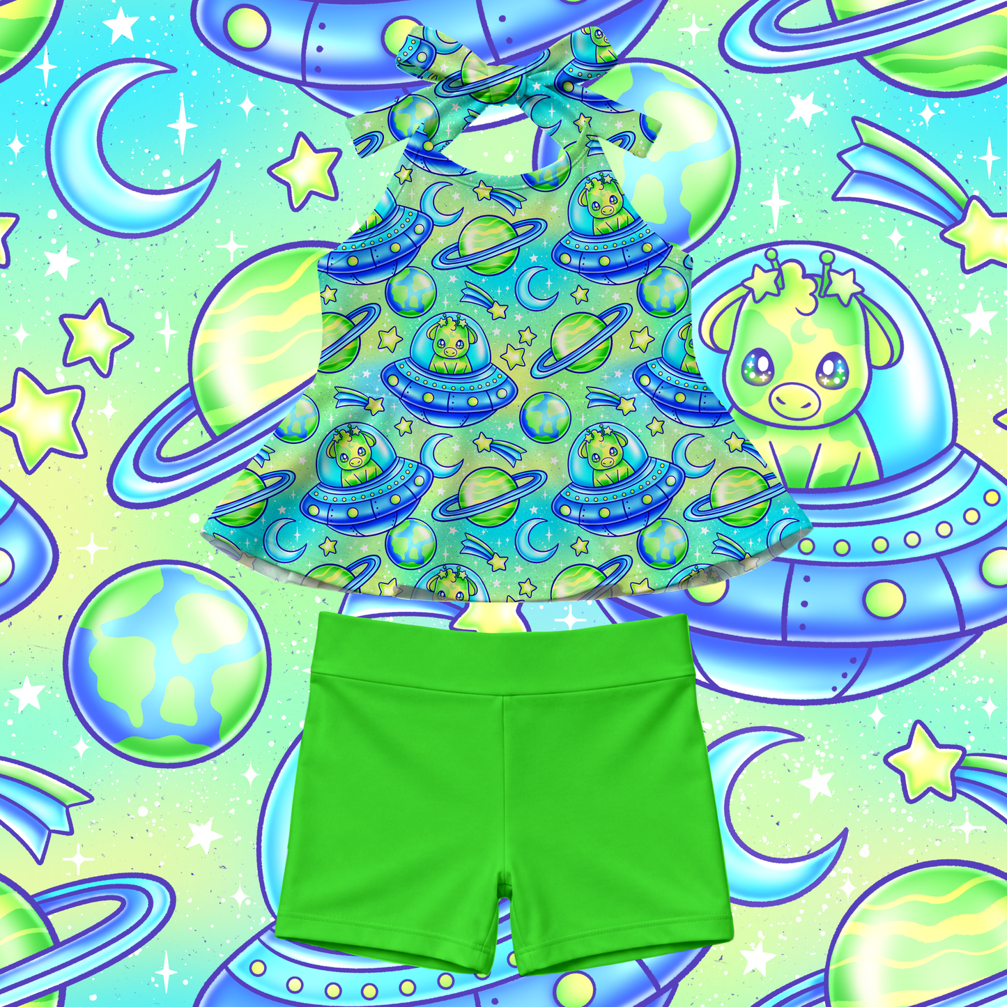 Space Cows: Kids Styles
