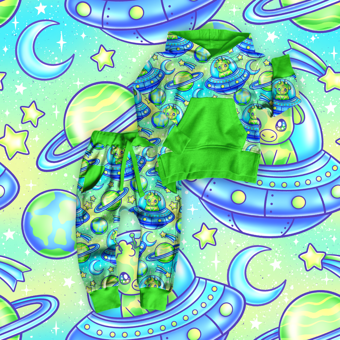 Space Cows: Kids Styles