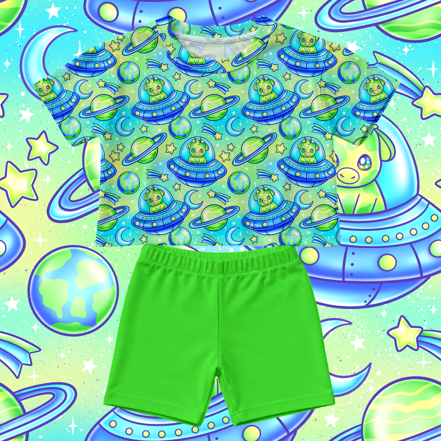 Space Cows: Kids Styles