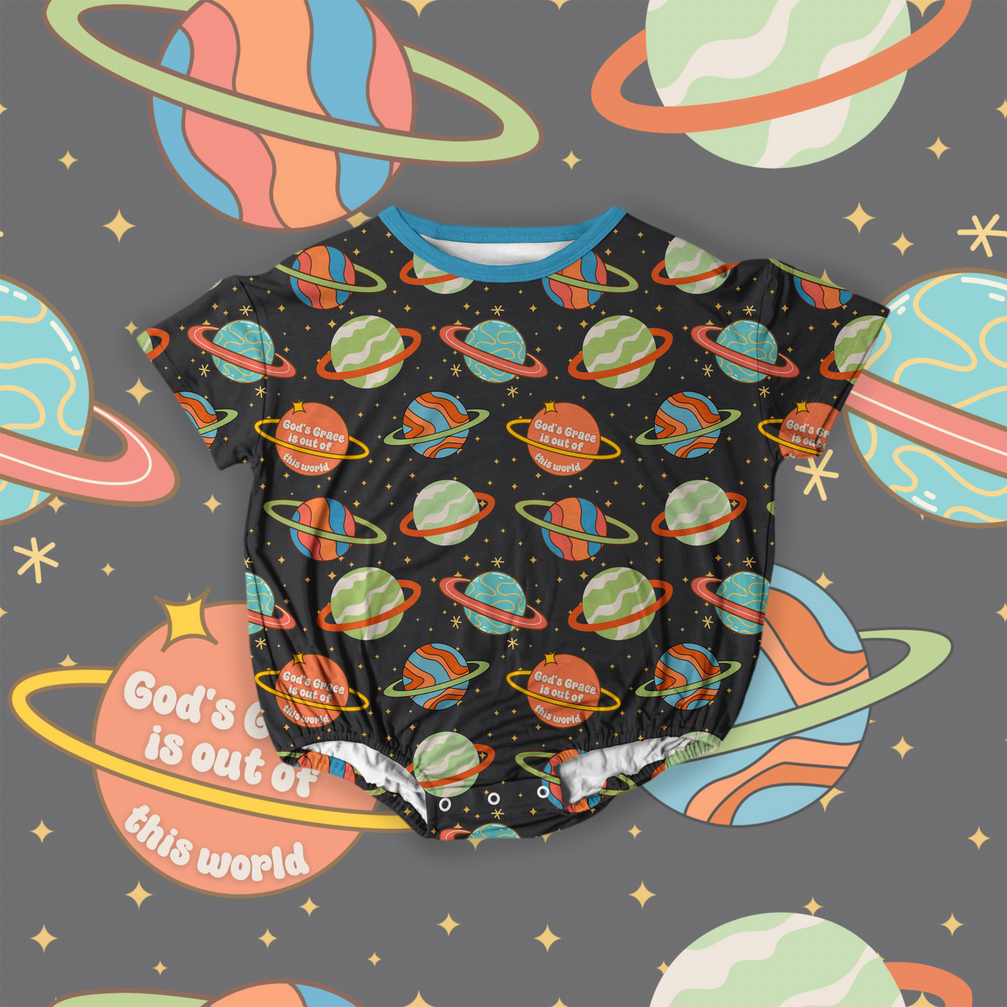 God's Grace Blue: Kids Styles