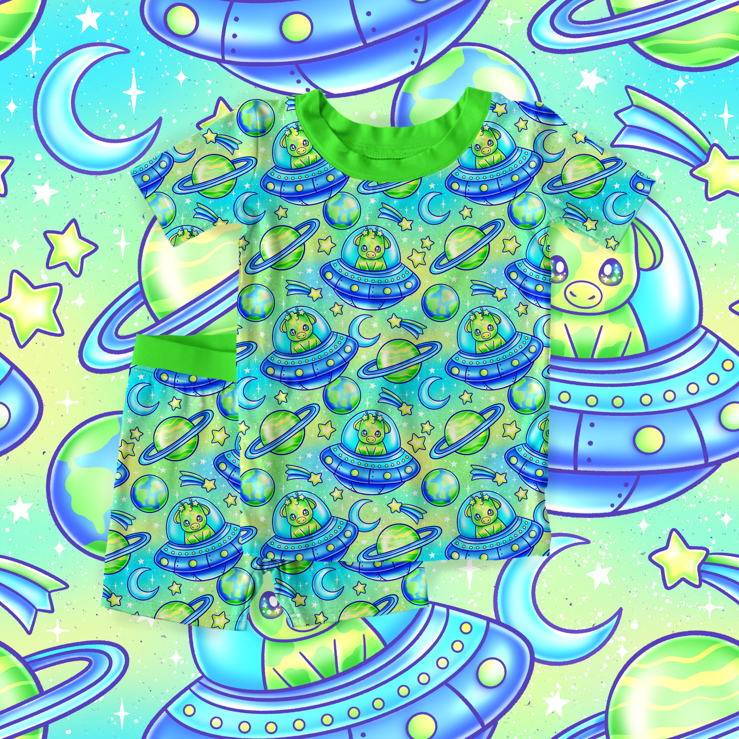 Space Cows: Kids Styles
