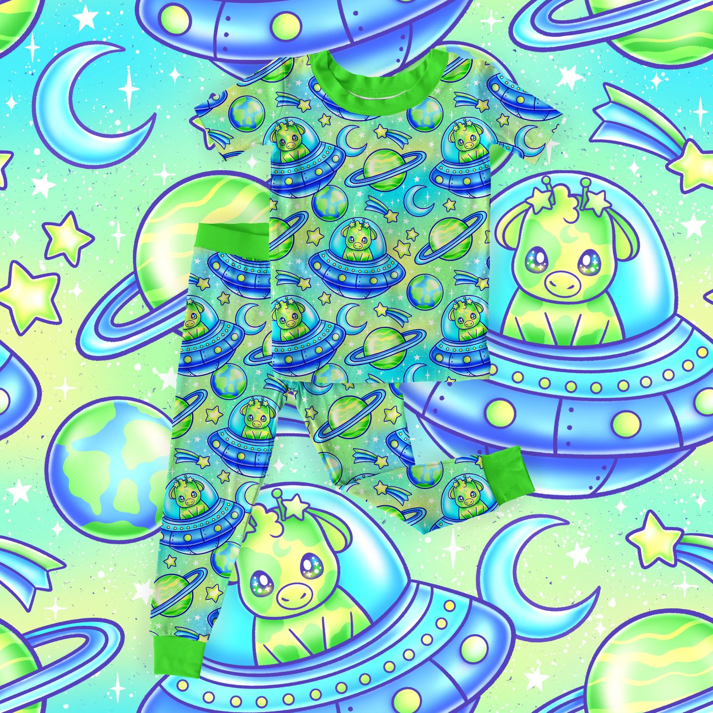 Space Cows: Kids Styles