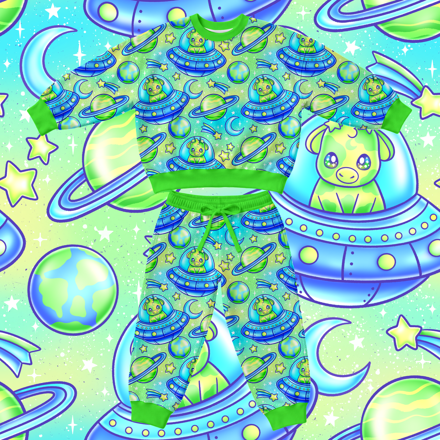 Space Cows: Kids Styles