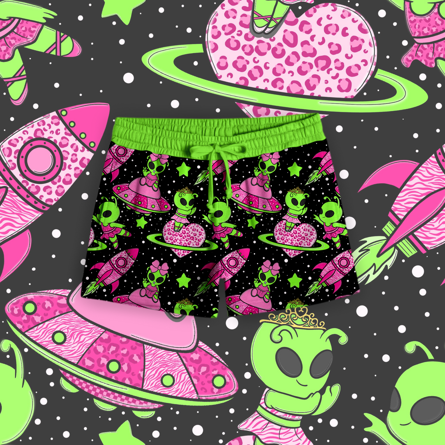 Galactic Princess: Womens Bralette Set
