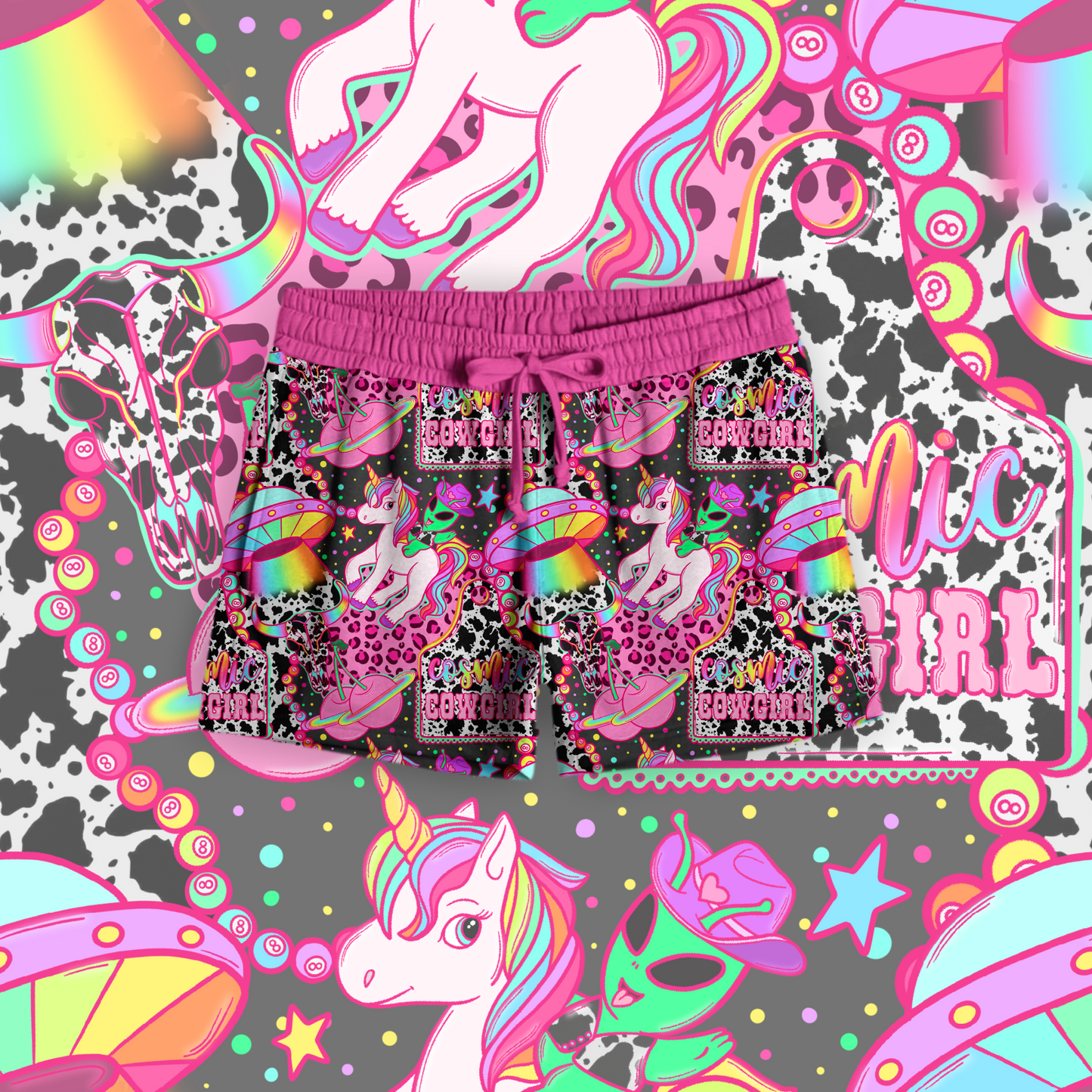 Cosmic Cowgirl: Womens Bralette Set